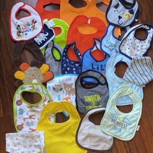 25 baby bibs